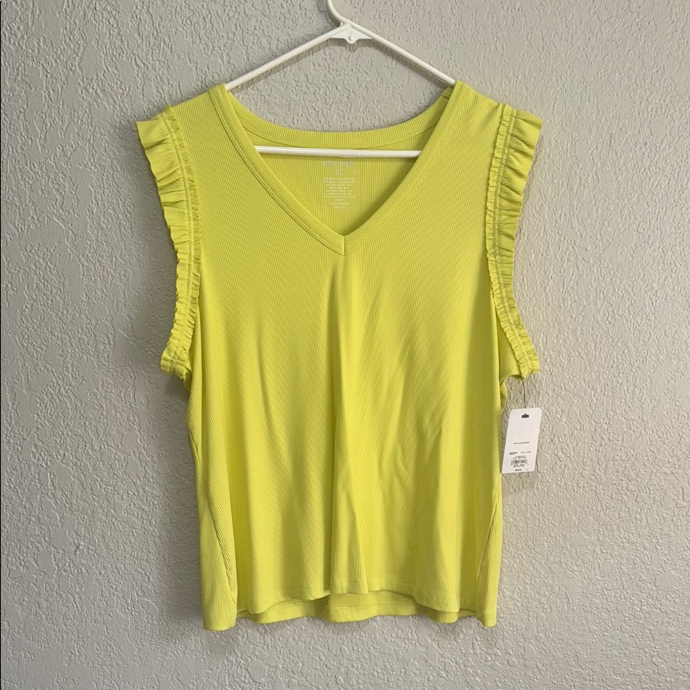 Bright Green Sleeveless Top